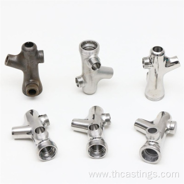 customized machine stainless steel casting beer taps parts